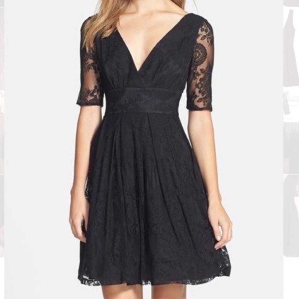 Betsey Johnson lace little black dress